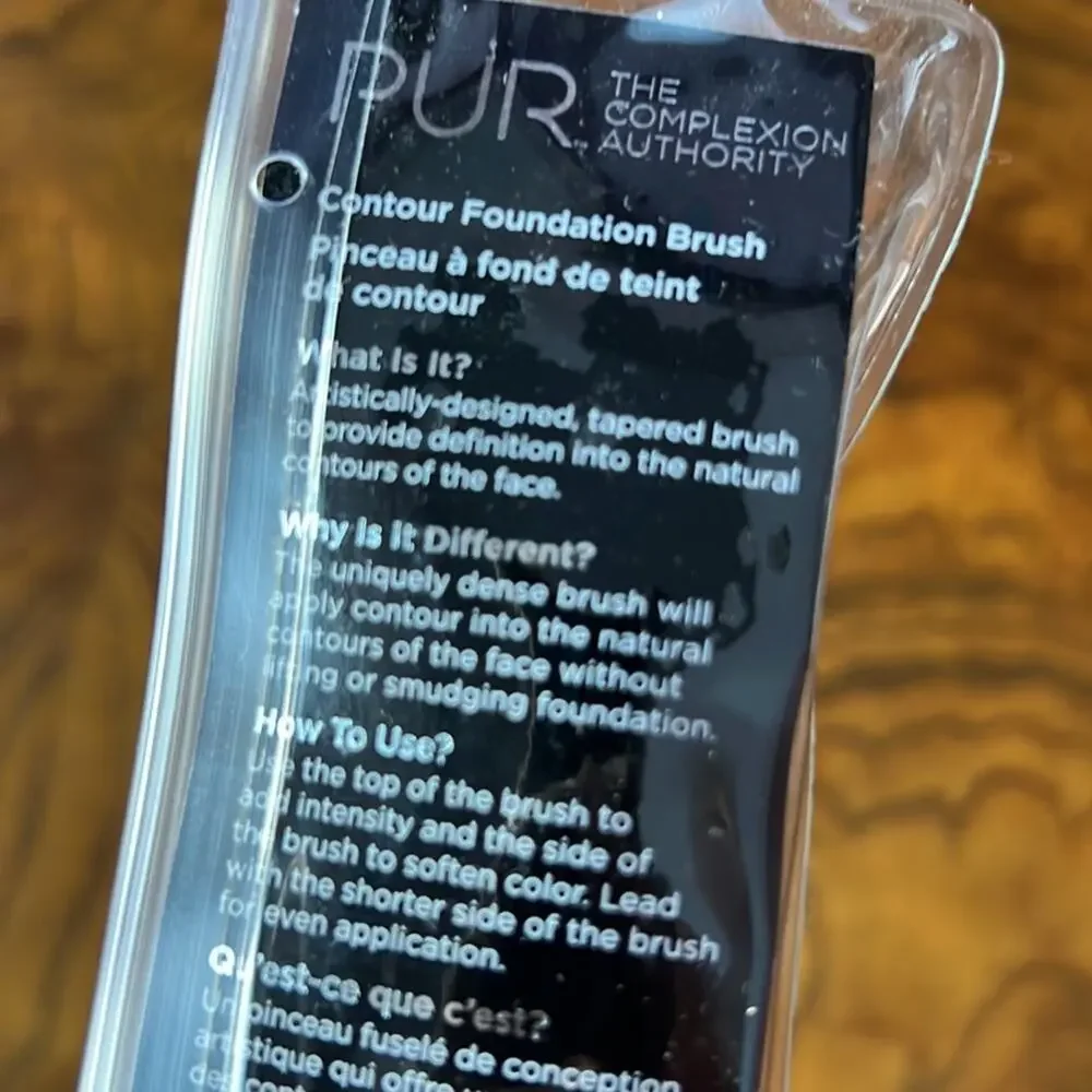 PUR Contour Make Up Cosmetics Foundation Brush Set of three NEW
